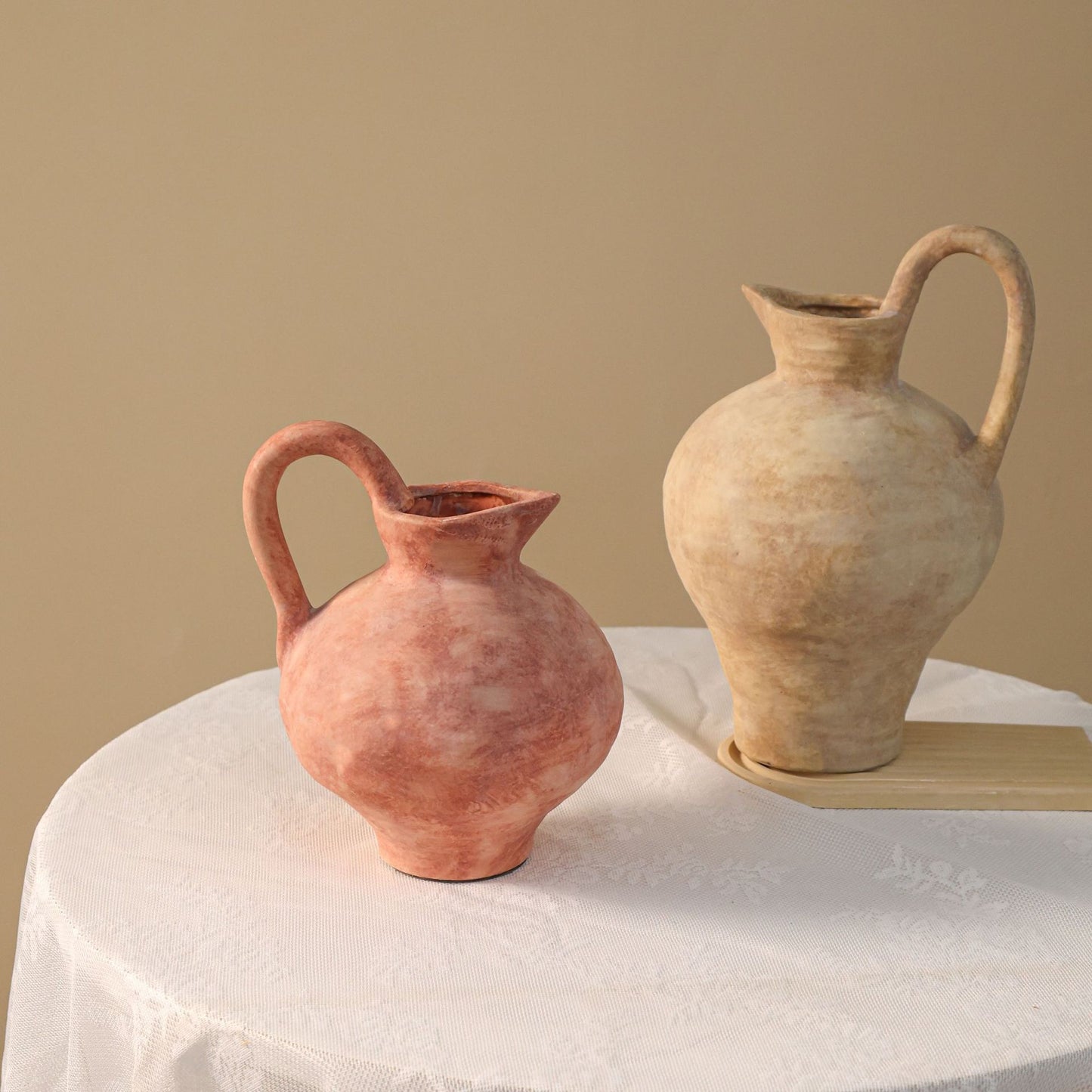 Vintage Clay Silhouette Vase