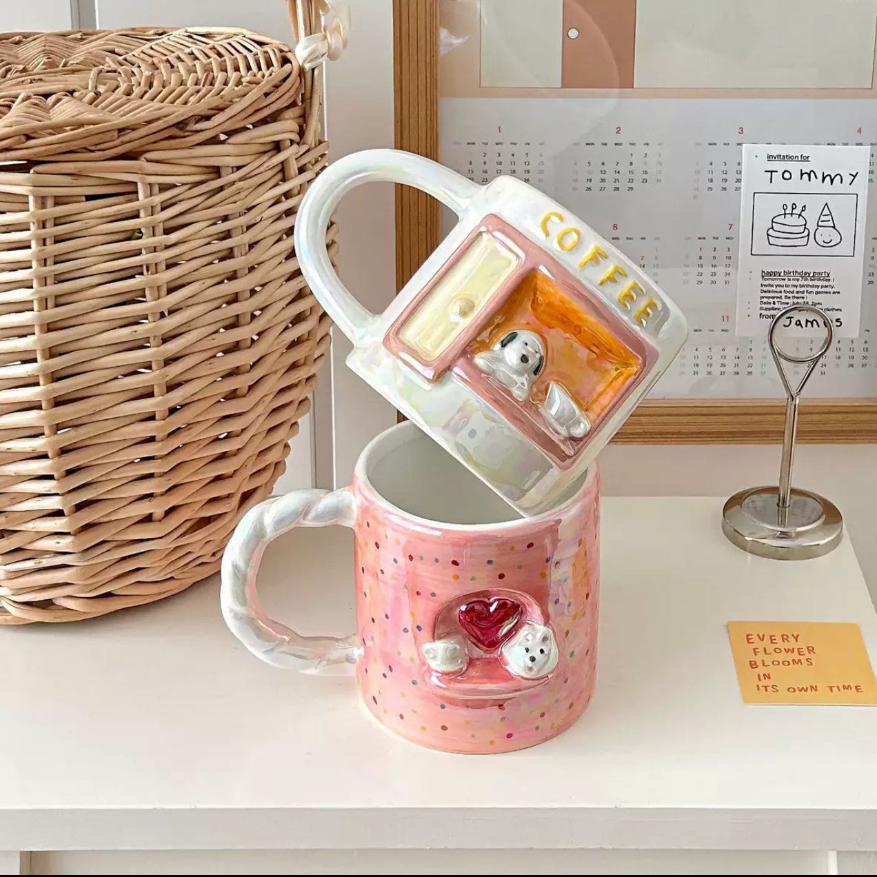 Puppy Café Ceramic Mug