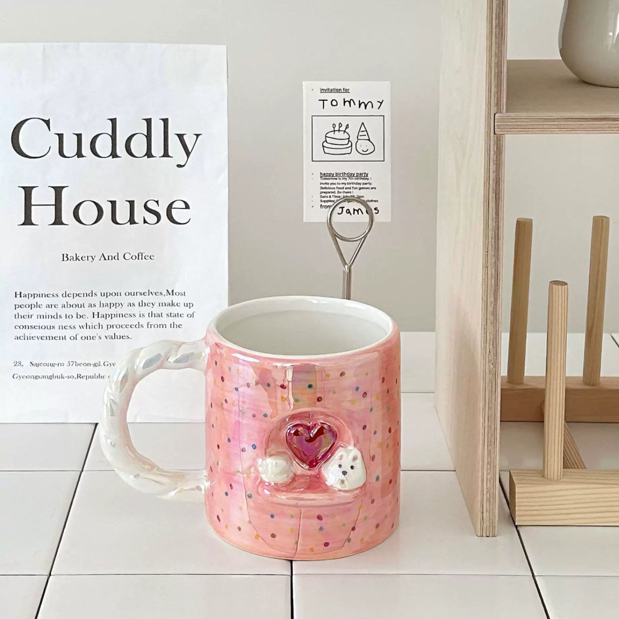 Puppy Café Ceramic Mug