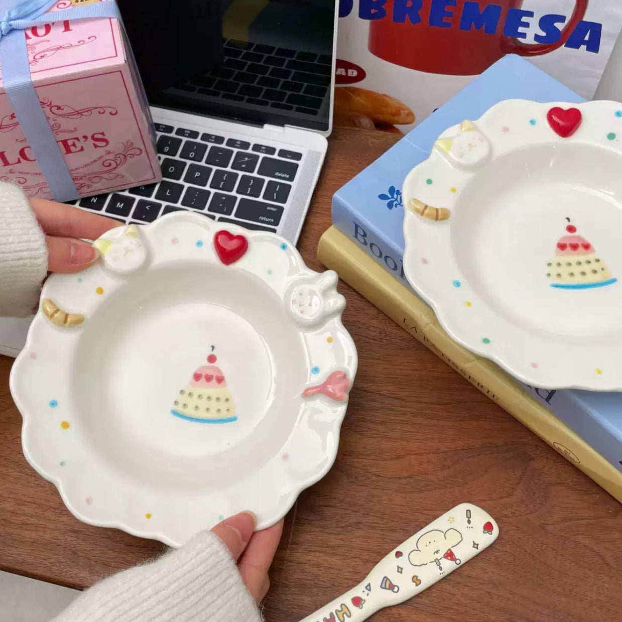 Whimsical Cake Party Plate