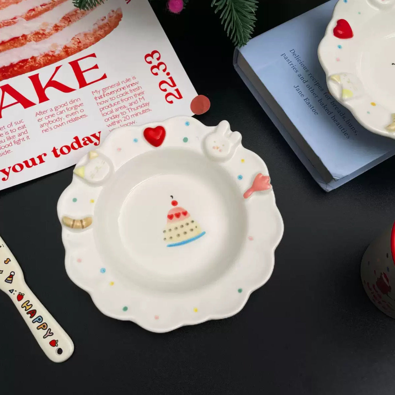 Whimsical Cake Party Plate