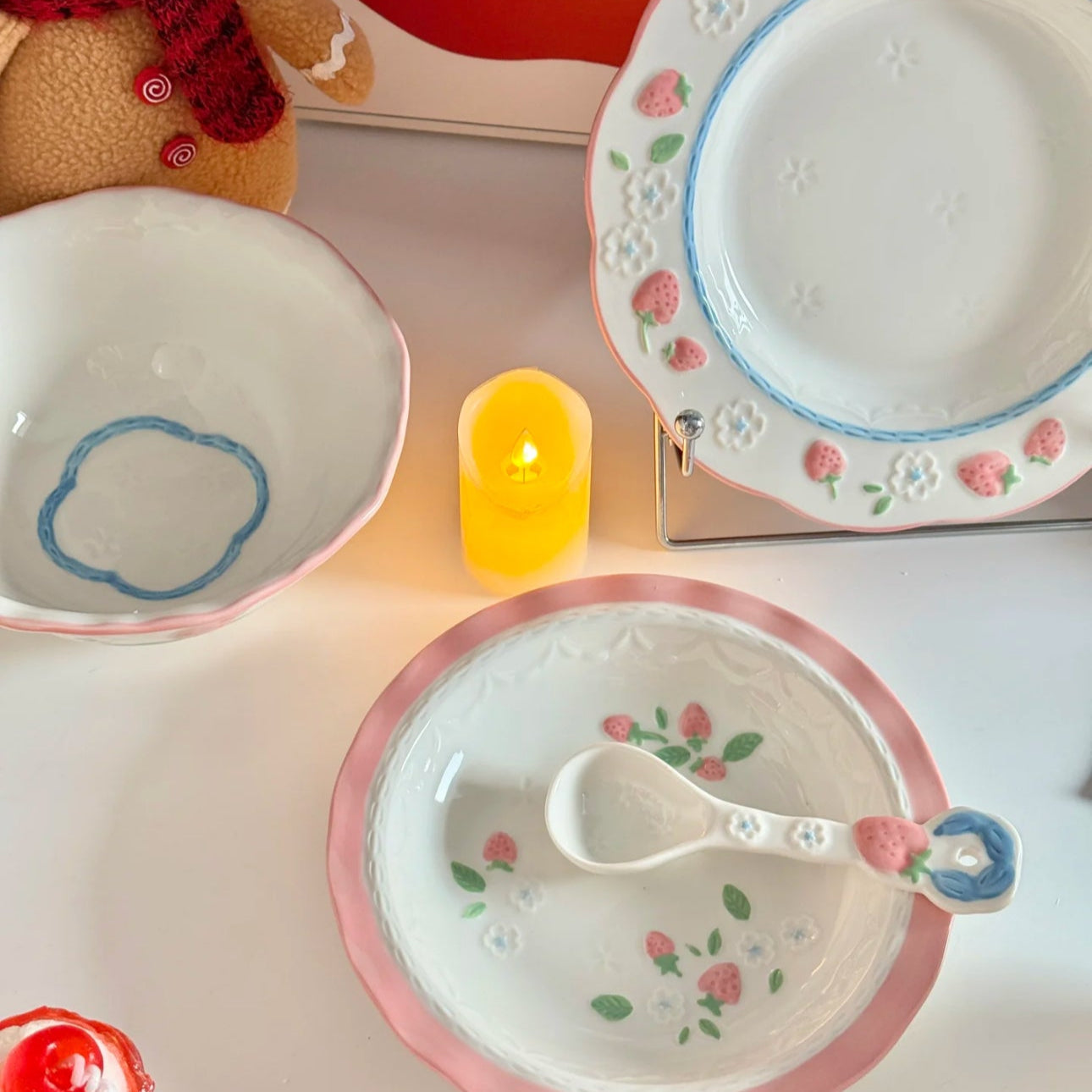 Strawberry Romance Ceramic Collection