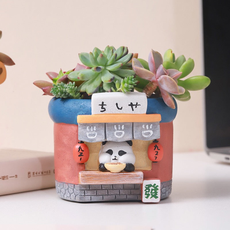 Mini Scenery Succulent Planters – Bakery &Ramen Shop