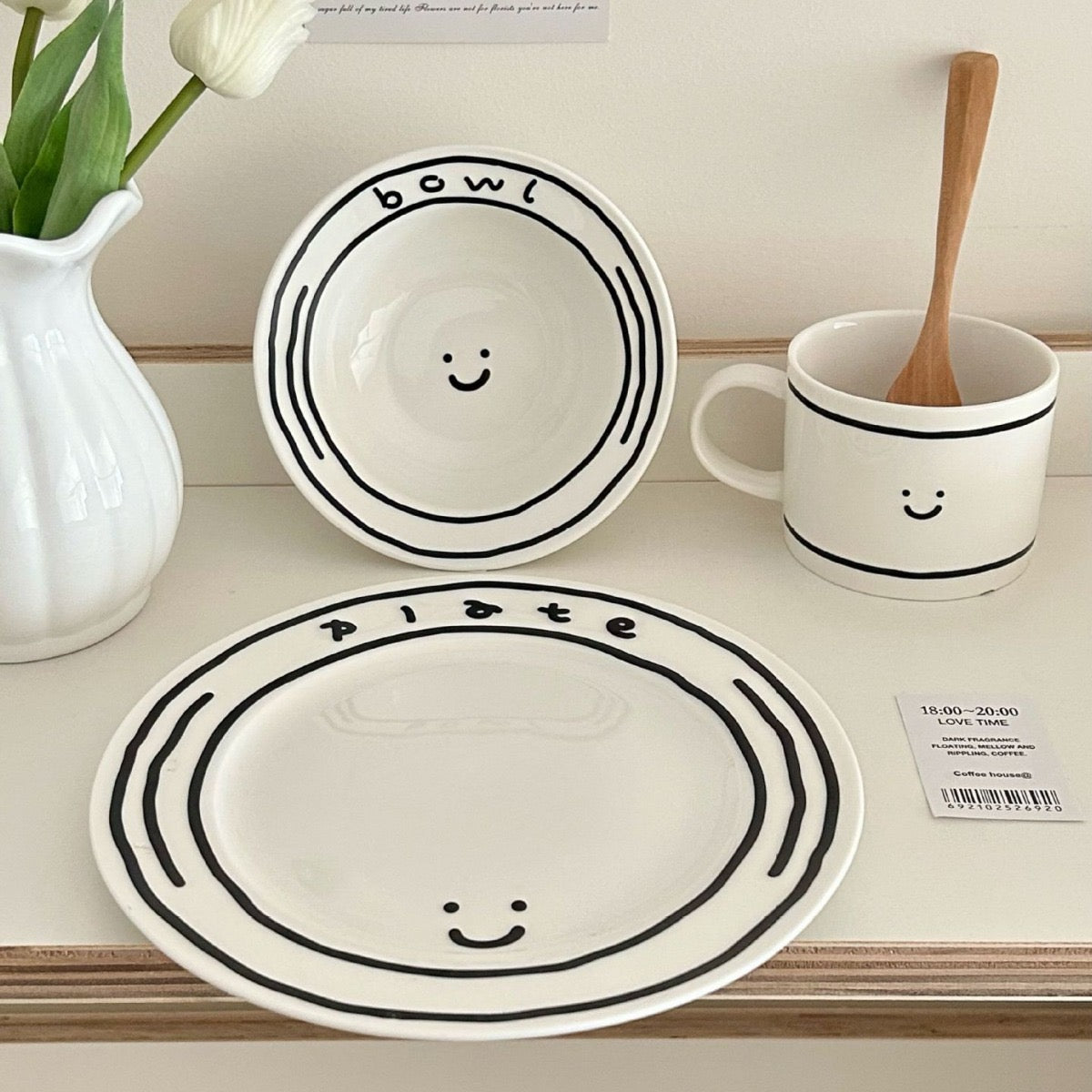 Smiley Scribble – Minimalist Series