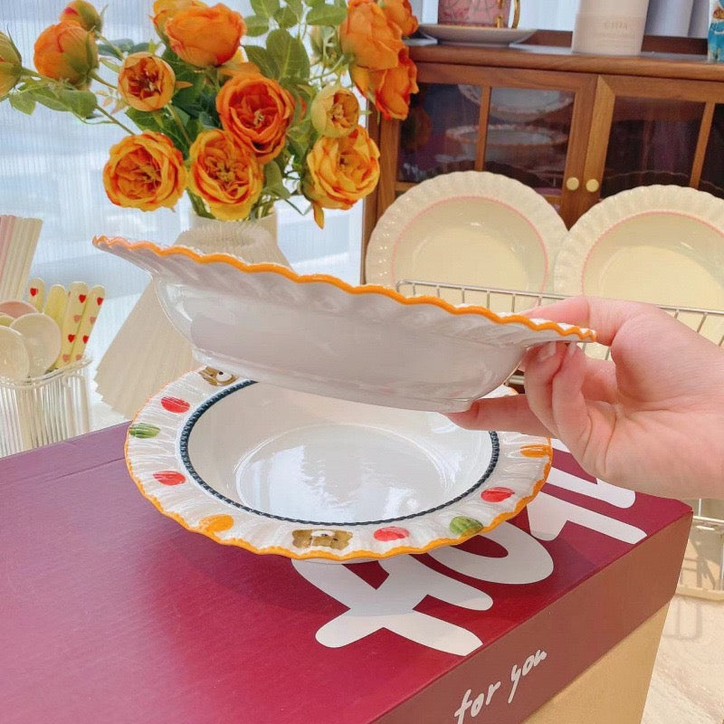 Twinkle Bear Dots Plate