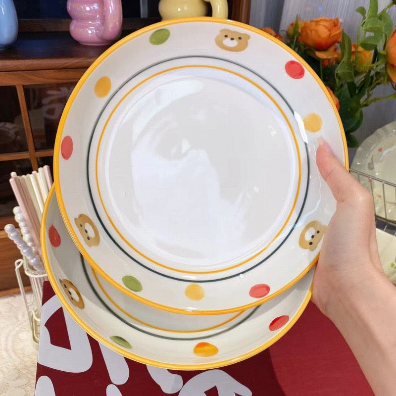 Twinkle Bear Dots Plate