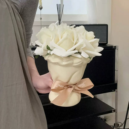 Warm Ivory Vase