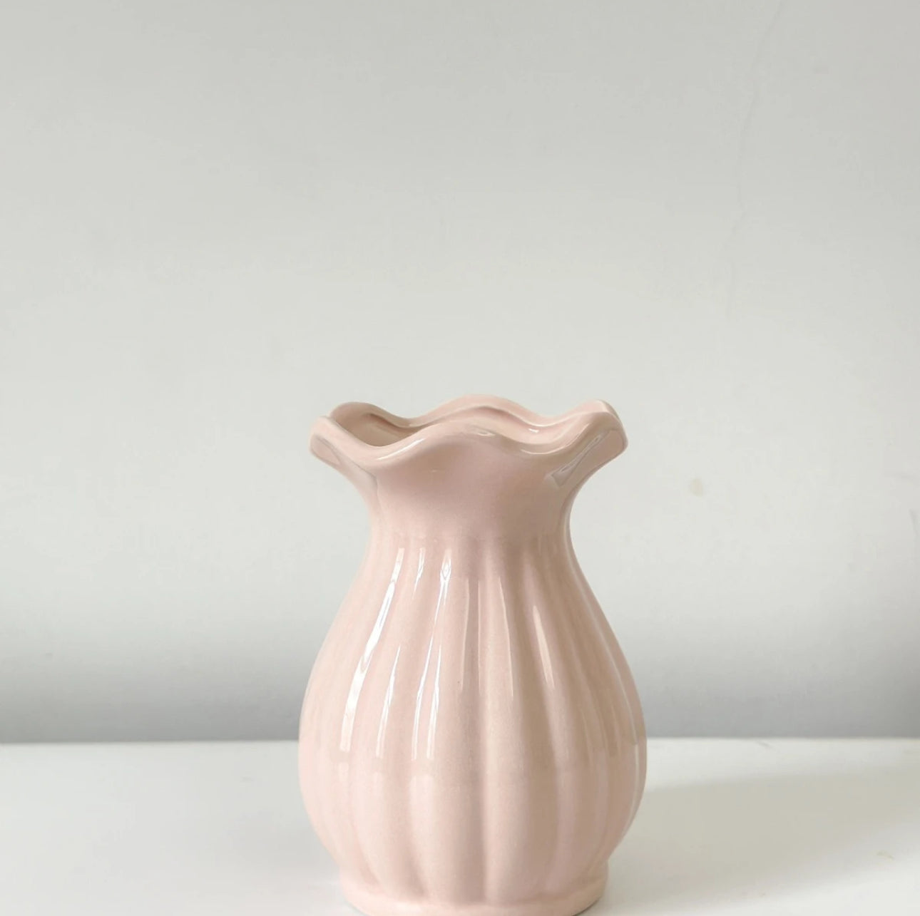 Blush Petal Vase