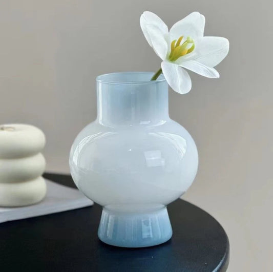 Cloud Mist Glass Vase