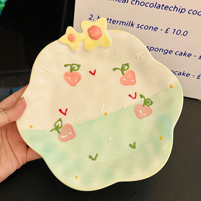 Pastel Fruit Blossom Plate