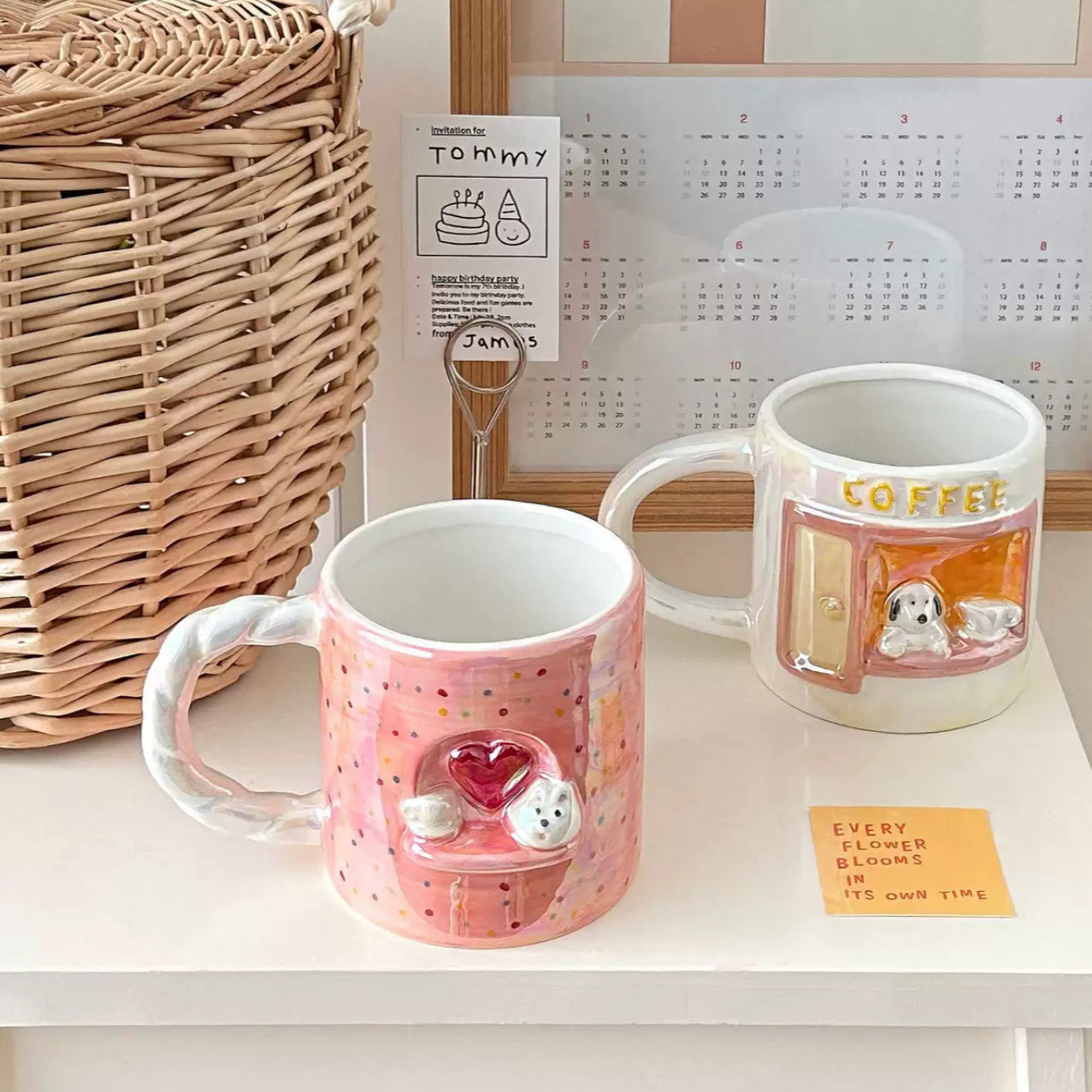 Puppy Café Ceramic Mug