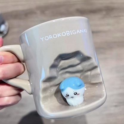Chiikawa “Cave Friends” Mug | YUKOUGATA? & YOROKOBIGANAI