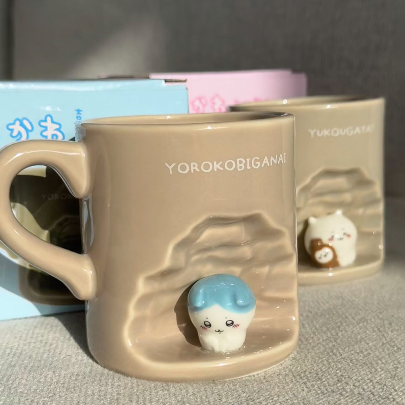 Chiikawa “Cave Friends” Mug | YUKOUGATA? & YOROKOBIGANAI