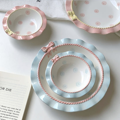Sweet Ribbon Ceramic Plate