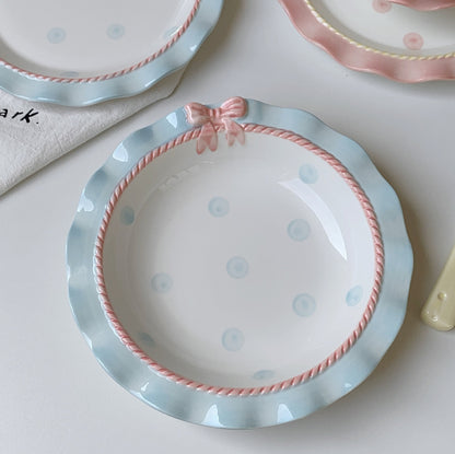 Sweet Ribbon Ceramic Plate