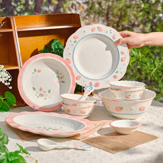 Strawberry Romance Ceramic Collection