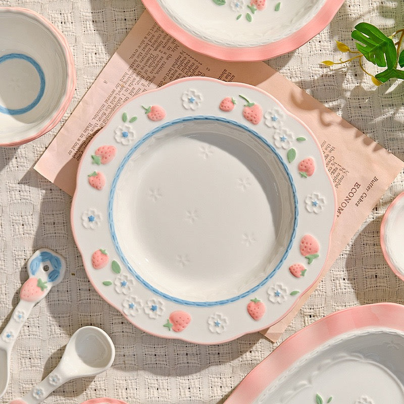 Strawberry Romance Ceramic Collection