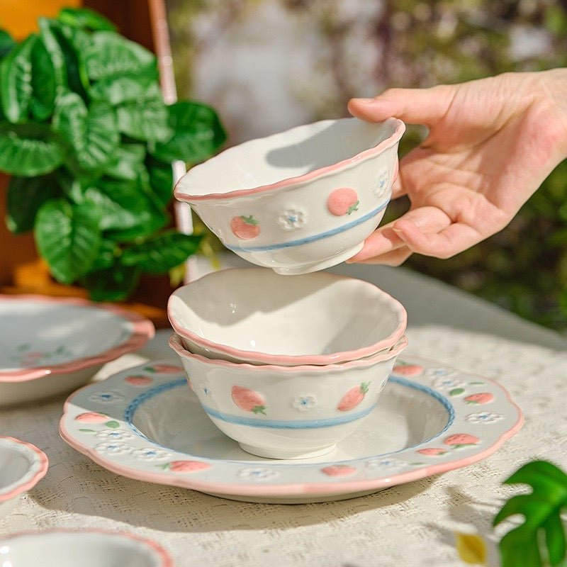 Strawberry Romance Ceramic Collection