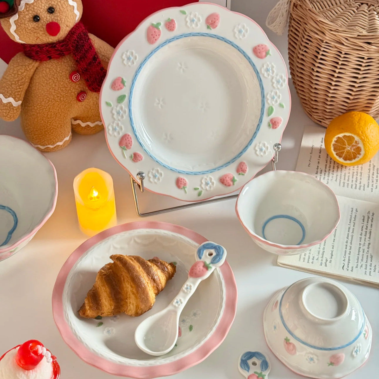 Strawberry Romance Ceramic Collection