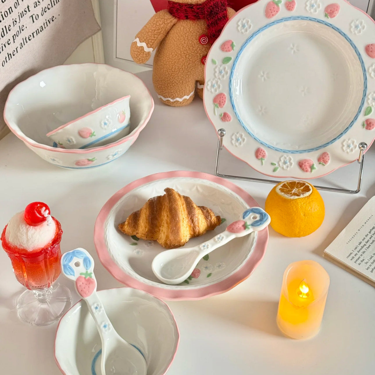 Strawberry Romance Ceramic Collection