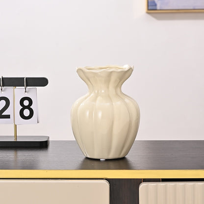 Creamy Vintage Vase