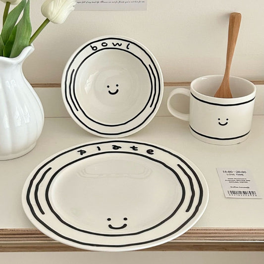 Smiley Scribble – Minimalist Series