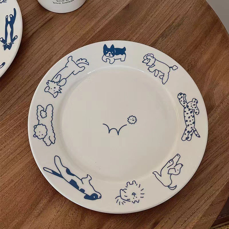 Doodle Zoo Plate