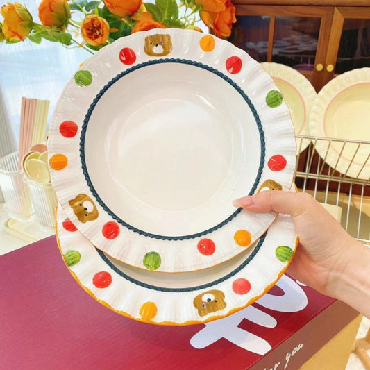 Twinkle Bear Dots Plate