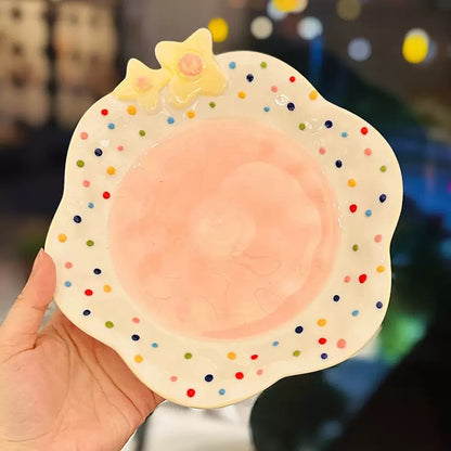 Pastel Fruit Blossom Plate